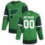 St. Louis Blues Mens Adidas 2020 St. Patricks Day Custom Stitched NHL Jersey Green