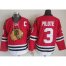 Chicago Blackhawks #3 Pierre Pilote Red CCM Throwback Stitched NHL Jersey