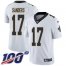 Nike New Orleans Saints #17 Emmanuel Sanders White Youth Stitched NFL 100th Season Vapor Untouchable Limited Jersey