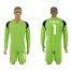 Sevilla #1 Sergio Rico Green Goalkeeper Long Sleeves Soccer Club Jersey