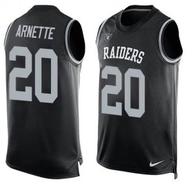 Nike Las Vegas Raiders #20 Damon Arnette Black Team Color Mens Stitched NFL Limited Tank Top Jersey