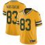 Nike Green Bay Packers #83 Marquez Valdes-Scantling Yellow Mens Stitched NFL Limited Rush Jersey