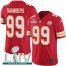 Nike Kansas City Chiefs #99 Khalen Saunders Red Super Bowl LIV 2020 Team Color Mens Stitched NFL Vapor Untouchable Limited Jersey