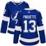 Adidas Tampa Bay Lightning #13 Cedric Paquette Blue Home Authentic Womens Stitched NHL Jersey