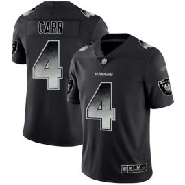 Nike Las Vegas Raiders #4 Derek Carr Black Mens Stitched NFL Vapor Untouchable Limited Smoke Fashion Jersey