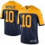 Nike Green Bay Packers #10 Darrius Shepherd Navy Blue Alternate Mens Stitched NFL New Elite Jersey