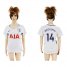 Womens Tottenham Hotspur #14 Nkoudou Home Soccer Club Jersey