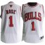 Revolution 30 Chicago Bulls 1 Derrick Rose White Swingman Jersey Cheap