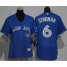Toronto Blue Jays #6 Marcus Stroman Blue Flexbase Authentic Womens Stitched MLB Jersey