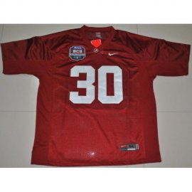 Alabama Crimson Tide 30 Donta Hightower Crimson 2012 BCS Patch College Football Jersey