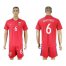 Norway #6 Nordtveit Home Soccer Country Jersey