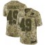 Nike Buffalo Bills #49 Tremaine Edmunds Camo Mens Stitched NFL Limited 2018 Salute To Service Jersey
