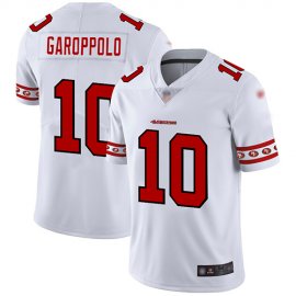 Nike San Francisco 49ers #10 Jimmy Garoppolo White Mens Stitched NFL Limited Team Logo Fashion Jersey