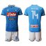 Naples #14 Mertens Blue Home Soccer Club Jersey
