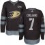 Adidas Anaheim Ducks #7 Andrew Cogliano Black 1917-2017 100th Anniversary Stitched NHL Jersey