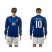 Italy #10 Totti Blue Home Long Sleeves Soccer Country Jersey