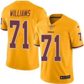 Nike Washington Football Team #71 Trent Williams Gold Youth Stitched NFL Limited Rush Jersey