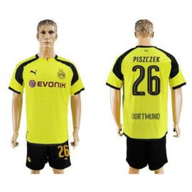 Dortmund #26 Piszczek European Away Soccer Club Jersey