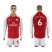 Arsenal #6 Koscielny Red Home Long Sleeves Soccer Club Jersey