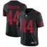Nike San Francisco 49ers #44 Kyle Juszczyk Black Alternate Mens Stitched NFL Vapor Untouchable Limited Jersey