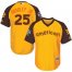 Boston Red Sox #25 Jackie Bradley Jr Gold 2016 All-Star American League Stitched Youth MLB Jersey