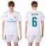 Real Madrid #6 Nacho White Home Soccer Club Jersey