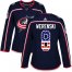 Adidas Columbus Blue Jackets #8 Zach Werenski Navy Blue Home Authentic USA Flag Womens Stitched NHL Jersey