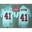 2013 BCS National Championship Alabama Crimson 41 Upshow White NCAA Football Jersey