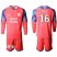Marseille #16 Pele Pink Goalkeeper Long Sleeves Soccer Club Jersey
