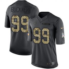 Nike Indianapolis Colts #99 DeForest Buckner Black Mens Stitched NFL Limited 2016 Salute to Service Jersey