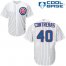 Chicago Cubs #40 Willson Contreras White(Blue Strip) Cool Base Stitched Youth MLB Jersey