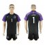 France #1 LLORIS Black Goalkeeper Soccer Country Jersey