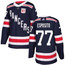 Adidas New York Rangers #77 Phil Esposito Navy Blue Authentic 2018 Winter Classic Stitched NHL Jersey