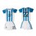 Argentina #22 Lavezzi Home Kid Soccer Country Jersey