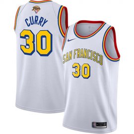 Nike Golden State Warriors #30 Stephen Curry White 2022 Youth NBA Finals Swingman Hardwood San Francisco Classic Edition Jersey Youth
