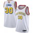 Nike Golden State Warriors #30 Stephen Curry White 2022 Youth NBA Finals Swingman Hardwood San Francisco Classic Edition Jersey Youth