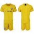 Chelsea Blank Yellow Goalkeeper Soccer Club Jersey