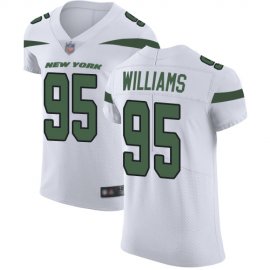 Nike New York Jets #95 Quinnen Williams White Mens Stitched NFL Vapor Untouchable Elite Jersey