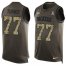 Nike Green Bay Packers #77 Billy Turner Green Mens Stitched NFL Limited Salute To Service Tank Top Jersey