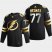 Tampa Bay Lightning #77 Victor Hedman Mens Adidas Black Golden Edition Limited Stitched NHL Jersey