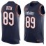 Nike Chicago Bears #89 Mike Ditka Navy Blue Team Color Mens Stitched NFL Limited Tank Top Jersey