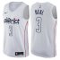 Mens Nike Washington Wizards #3 Bradley Beal White NBA Swingman City Edition Jersey