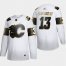 Calgary Flames #13 Johnny Gaudreau Mens Adidas White Golden Edition Limited Stitched NHL Jersey