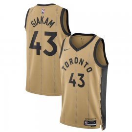 Pascal Siakam Toronto Raptors Nike Unisex 2023/24 Swingman Jersey – Gold – City Edition