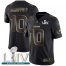 Nike San Francisco 49ers #10 Jimmy Garoppolo Black/Gold Super Bowl LIV 2020 Mens Stitched NFL Vapor Untouchable Limited Jersey
