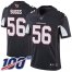 Nike Arizona Cardinals #56 Terrell Suggs Black Alternate Mens Stitched NFL 100th Season Vapor Limited Jersey