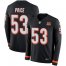 Nike Cincinnati Bengals #53 Billy Price Black Team Color Mens Stitched NFL Limited Therma Long Sleeve Jersey