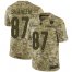 Nike Chicago Bears #87 Adam Shaheen Camo Youth Stitched NFL Limited 2018 Salute to Service Jersey