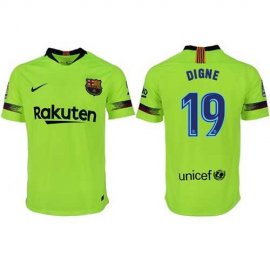 Barcelona #19 Digne Away Soccer Club Jersey