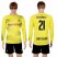 Dortmund #21 Schurrle Home Long Sleeves Soccer Club Jersey